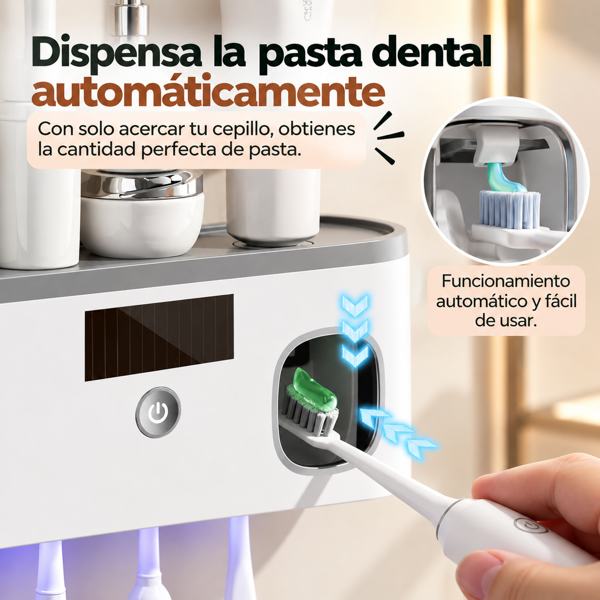 Esterilizador de Cepillos UV 3 en 1