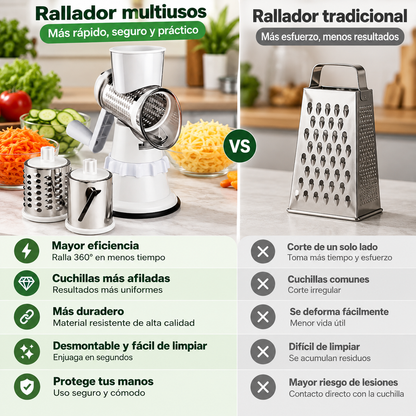Rallador Multifunción 3 en 1