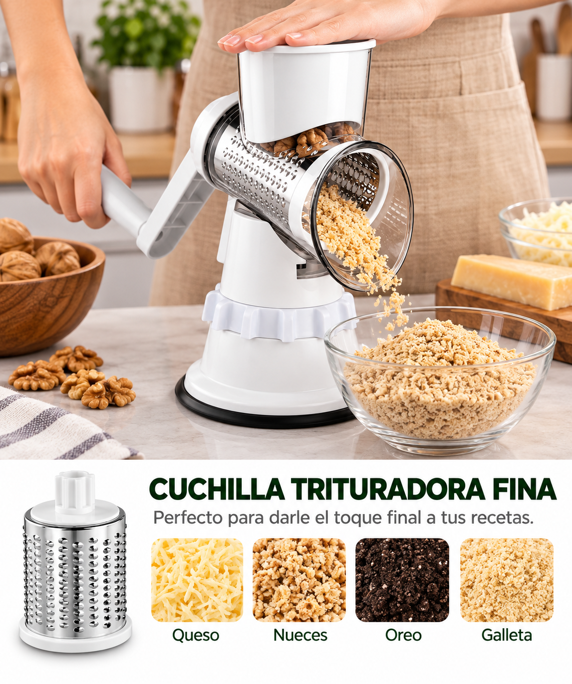 Rallador Multifunción 3 en 1